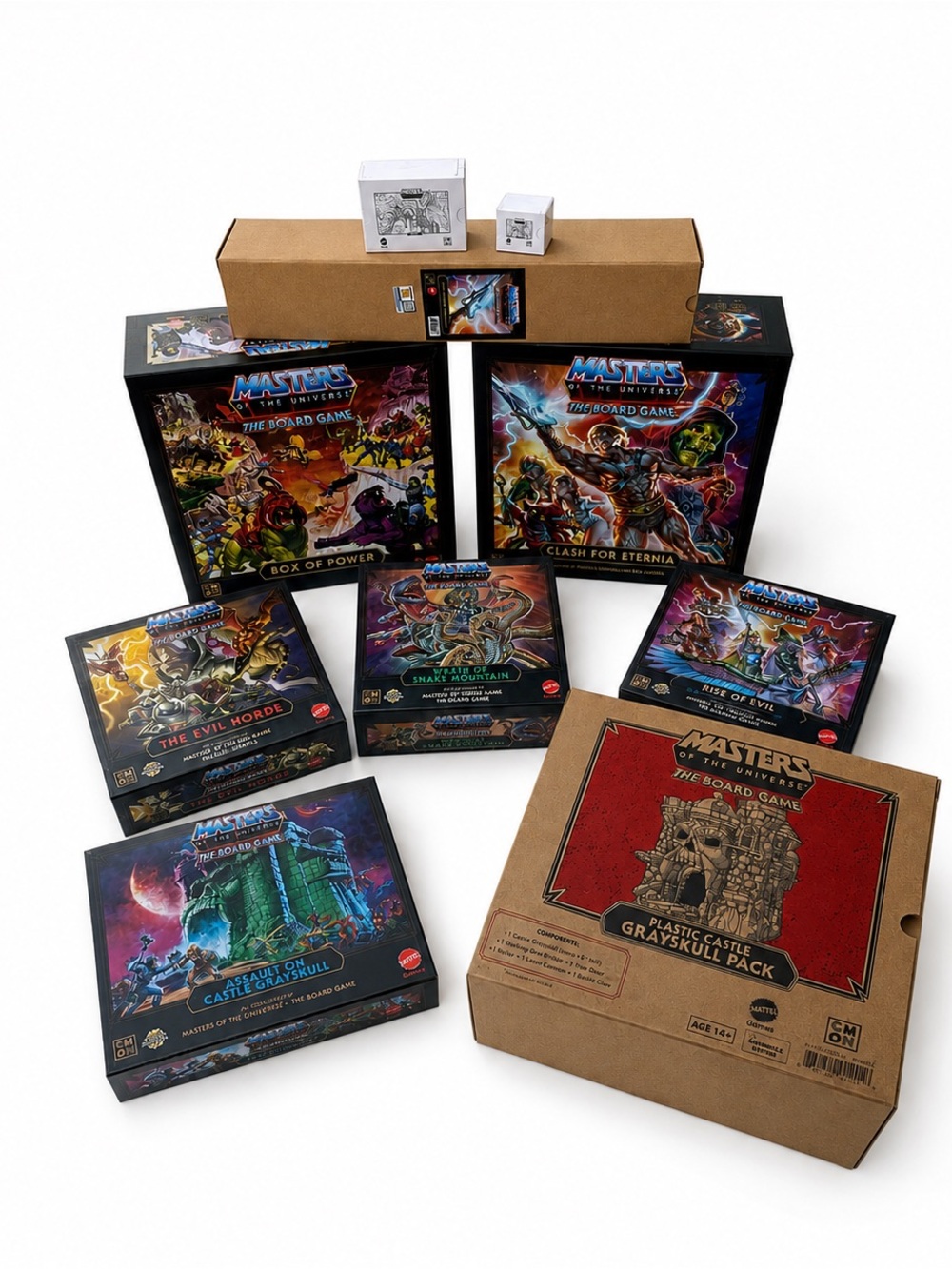 MOTU He-Man Clash for Eternia Kickstarter Bundle Box of Power CMON NIB Exclusive